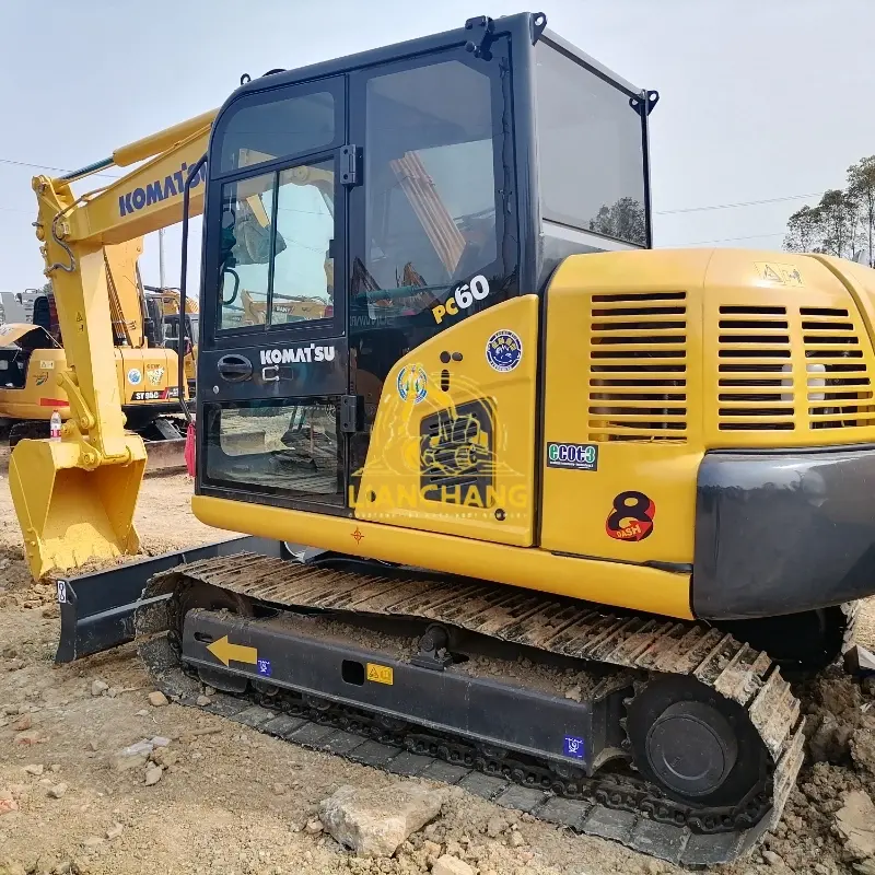 90 New Second Hand China komatsu PC60 8 Construction Machine 4