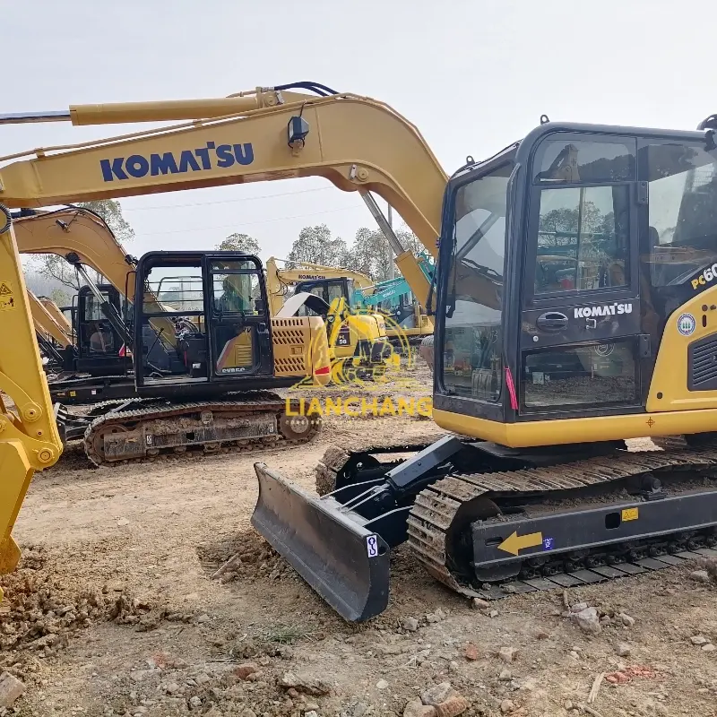 90 New Second Hand China komatsu PC60 8 Construction Machine 5