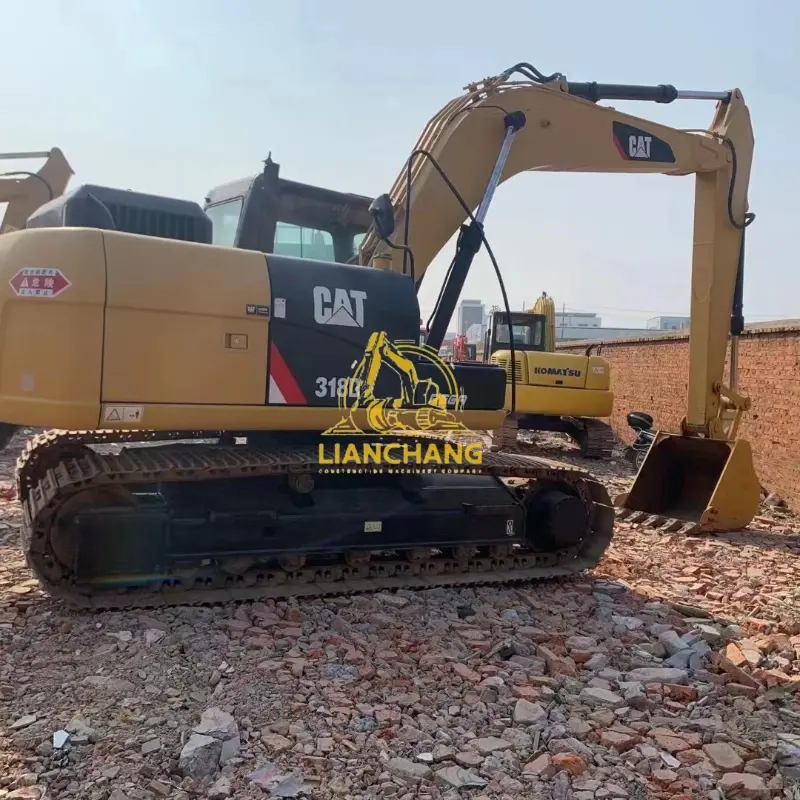 CAT318D crawler excavator earth digger machine 7 1