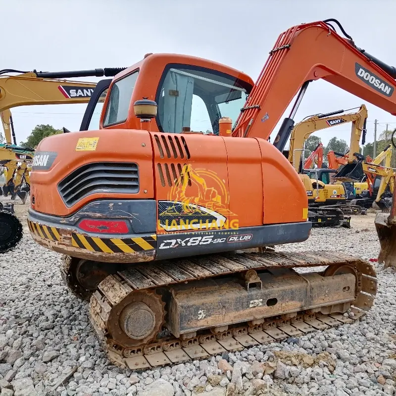 CE certification Second hand DOOSAN DX85 Small Crawler Excavator 8