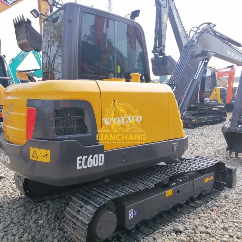 Cheap Used Volvo60 Mini Crawler Excavator Second Hand Volvo 60 Excavator 4