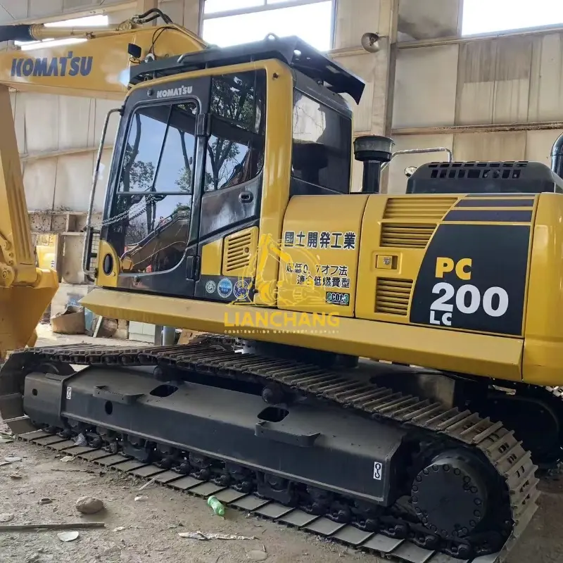 Durable second-hand Komatsu PC200LC-8M0 excavator machinery