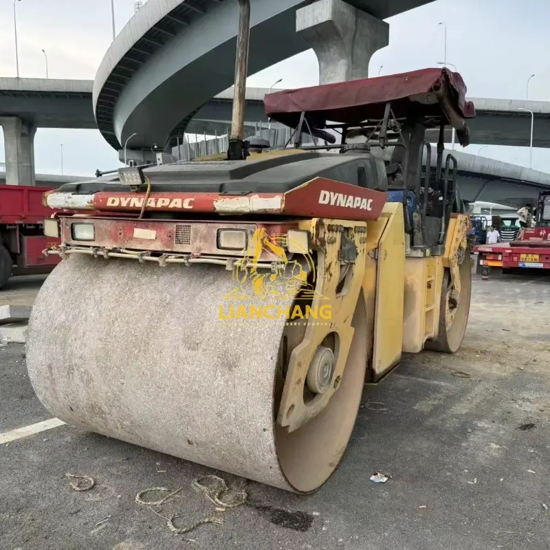 Good Condition Dynapac CC422 Vibratory Smooth Drum Roller Supplier 2 2