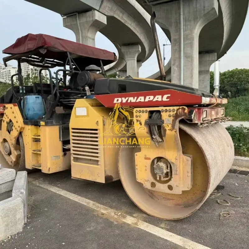 Good Condition Dynapac CC422 Vibratory Smooth Drum Roller Supplier 3 2