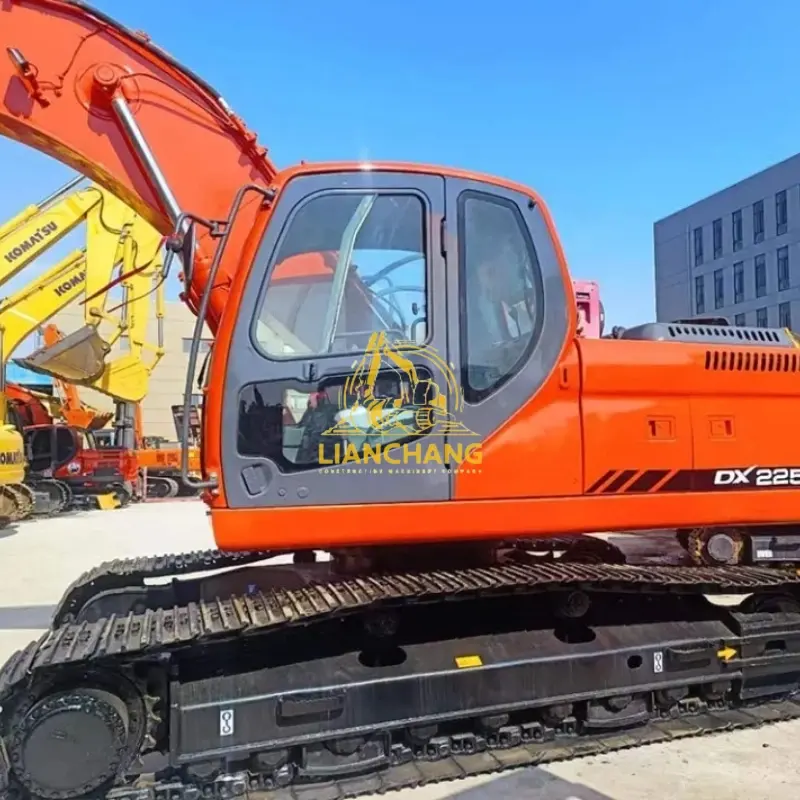 Good Condition Used Original doosan 225 Hydraulic excavator 8