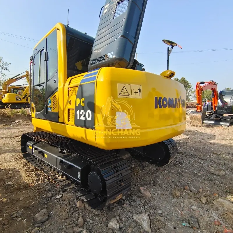 High Quality Original 12Ton Used Komatsu PC120 8 Small Excavator 2