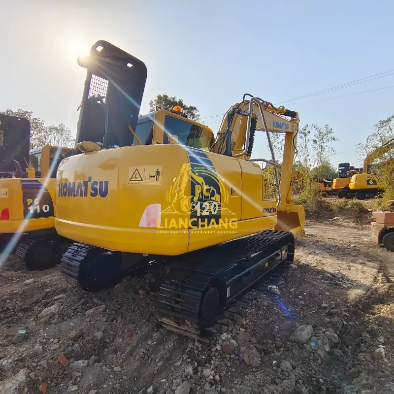 High Quality Original 12Ton Used Komatsu PC120 8 Small Excavator 3