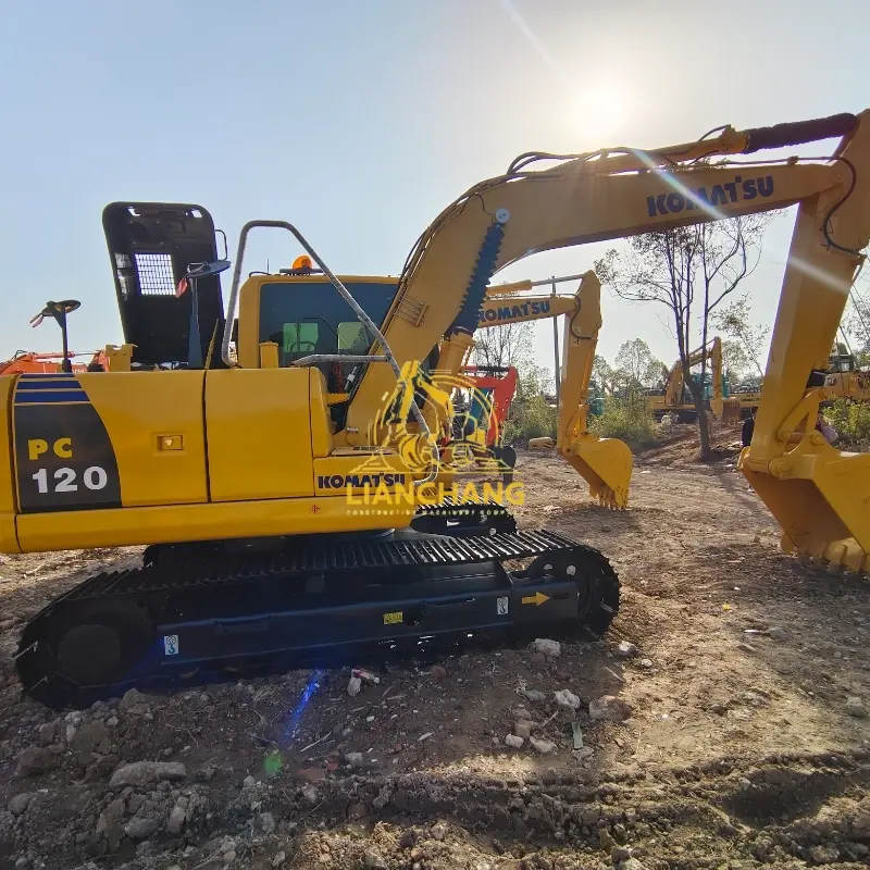 High Quality Original 12Ton Used Komatsu PC120 8 Small Excavator 4