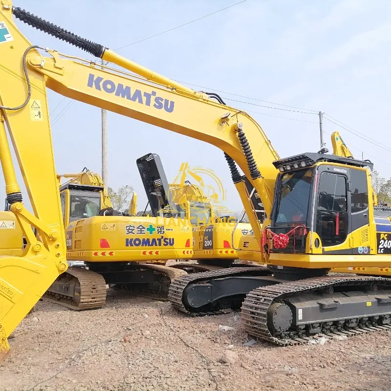 High efficiency Japan Digger Komatsu PC240 8 medium excavator 6