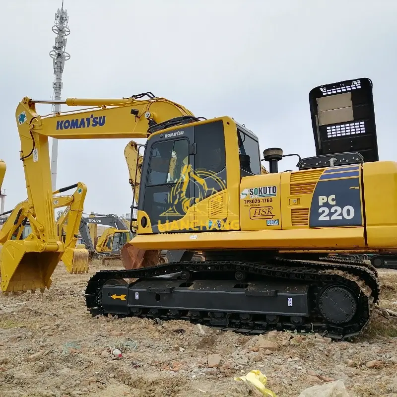 Japan original Komatsu PC220 8 crawler excavator 17