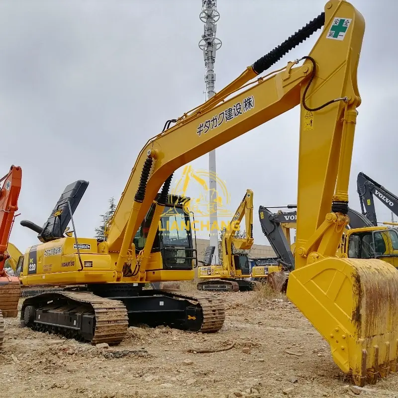 Japan original Komatsu PC220 8 crawler excavator 9