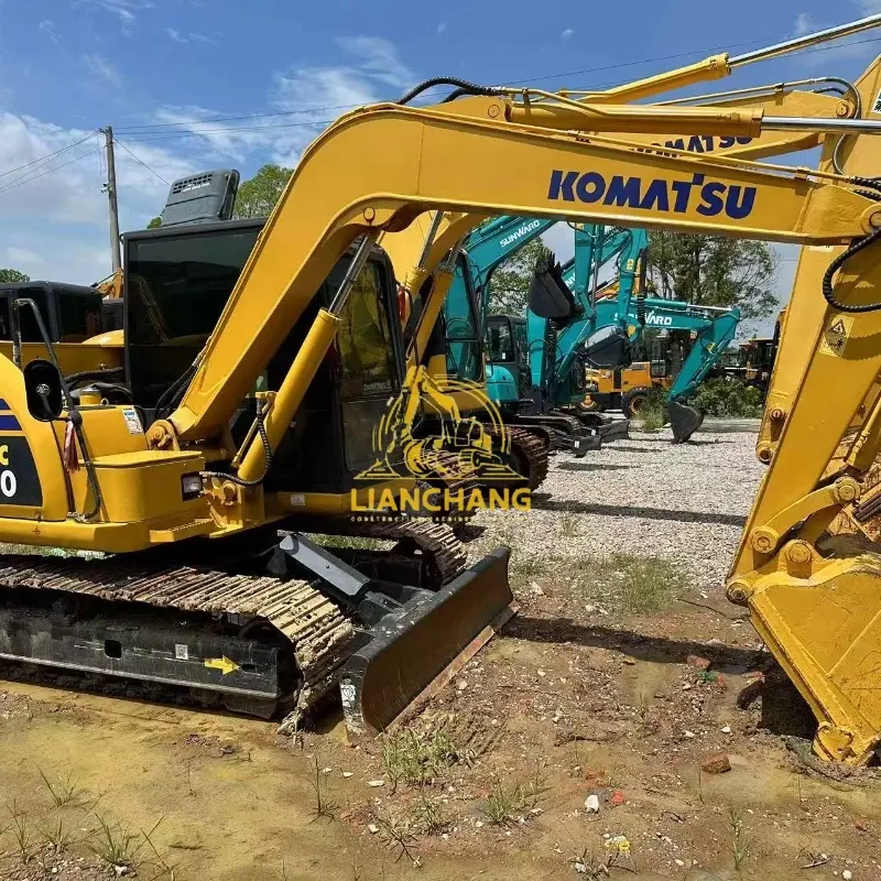 Japanese made used komatsu pc70 8 excavator second hand original digger 7