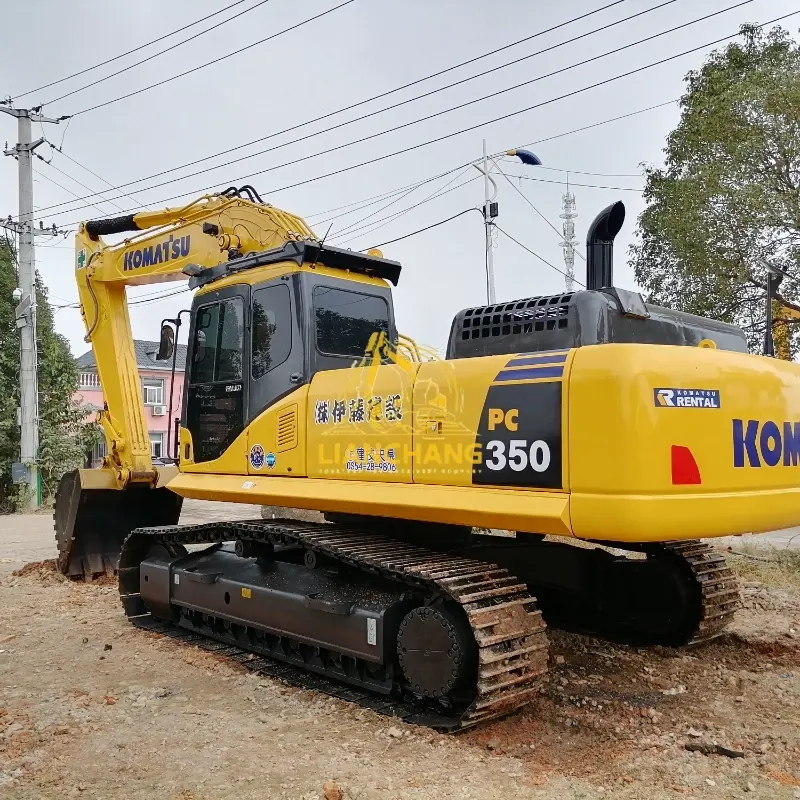 Japanese used Komatsu PC350 7 excavator construction machine 2