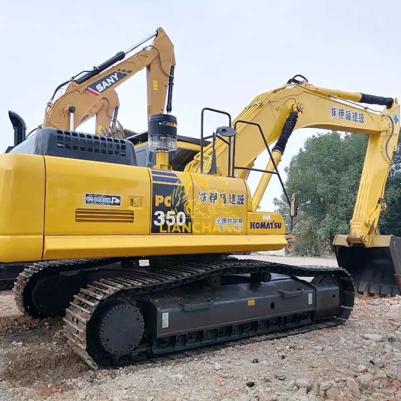 Japanese used Komatsu PC350 7 excavator construction machine 3