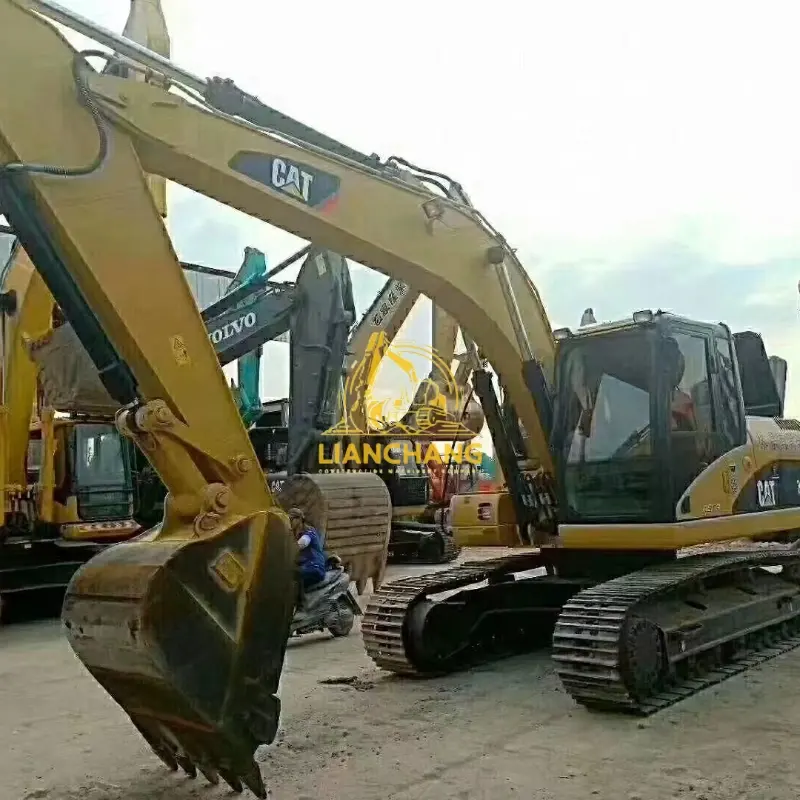 Second Hand Digger CAT 318C Hydraulic Crawler Excavators 5