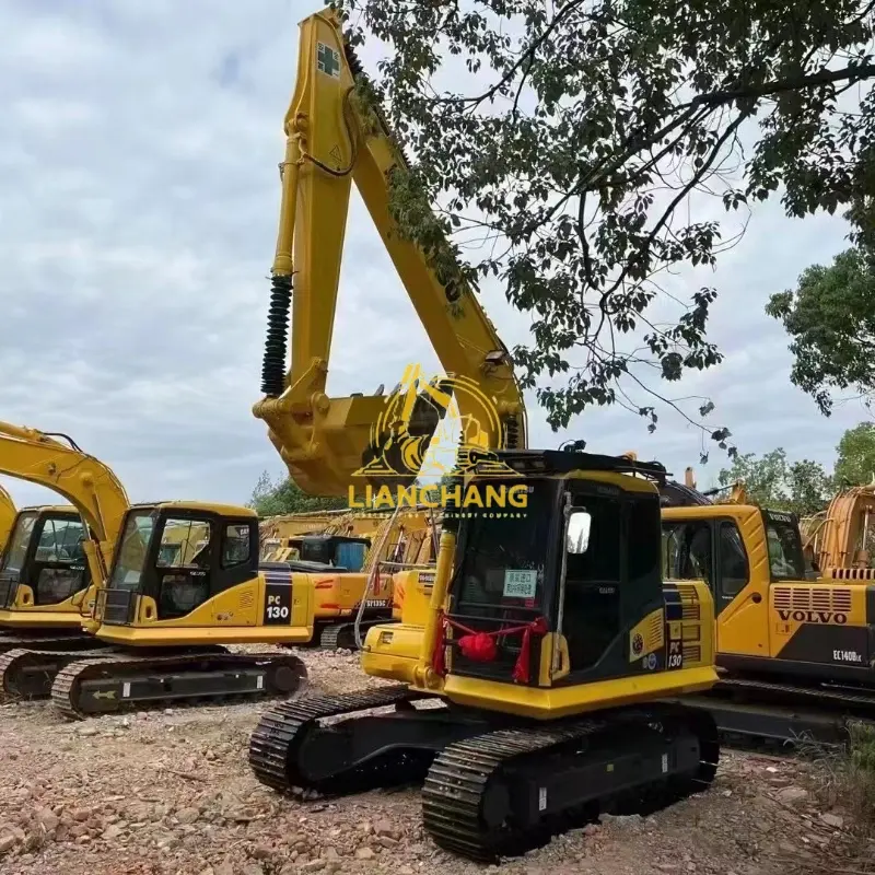 Second Hand Komatsu PC130 7 Crawler Excavator used construction equipment 4 1