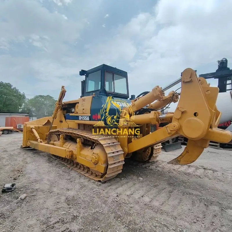 Second-Hand Used Komatsu 155 Dozer Bulldozer with Good Work Condition on Sale