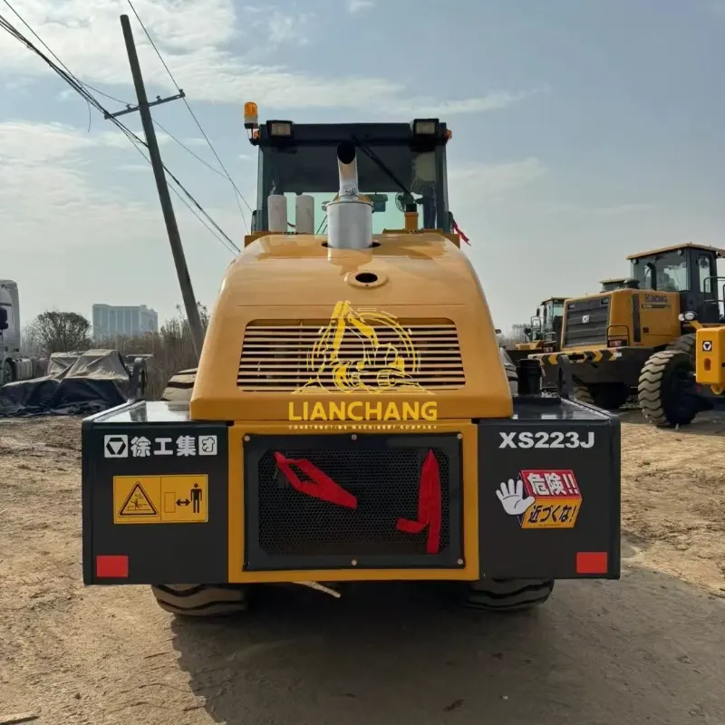 Second-Hand XCMG XS223J 22ton road compactor machine price supplier