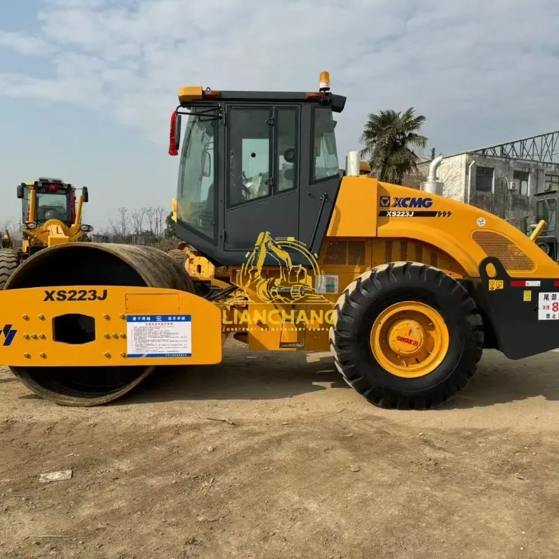 Second Hand XCMG XS223J 22ton road compactor machine price supplier 5