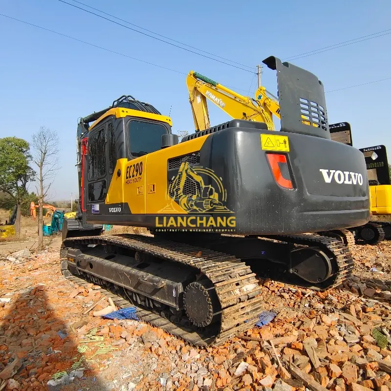 Second hand Korea original 29 ton used volvo 290B big excavator 1