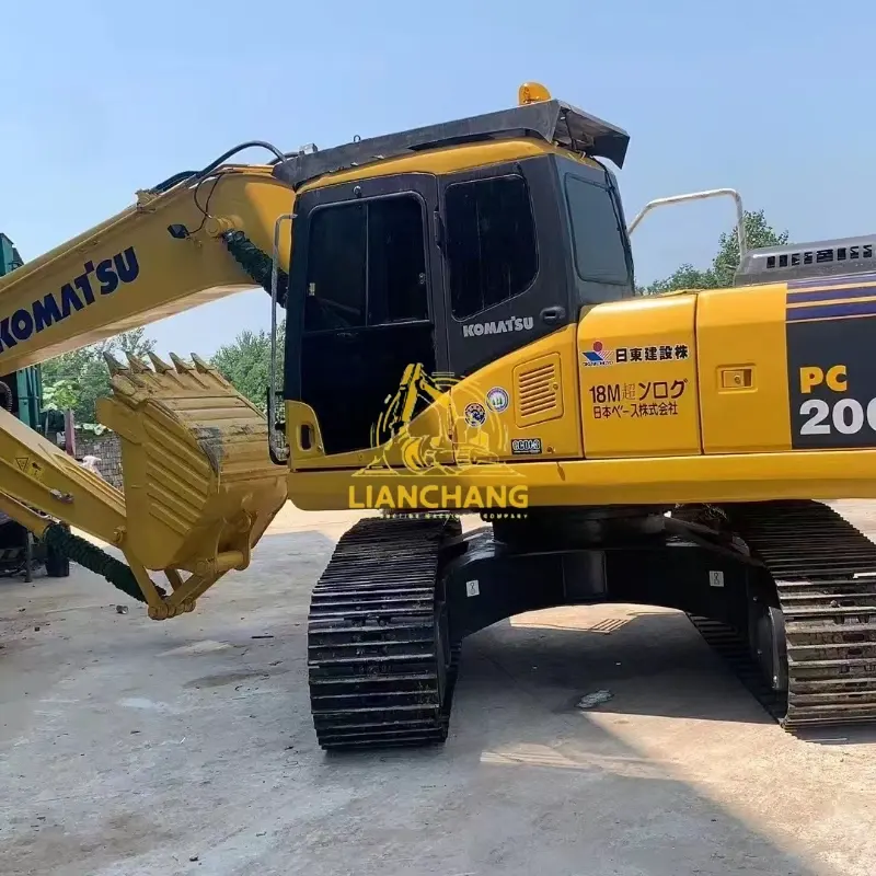 Super Energy Saving Used Komatsu Pc200 7 excavator 4