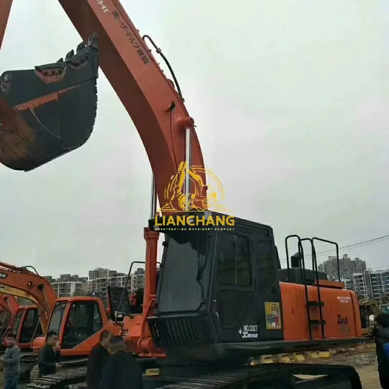 Tracked used Hitachi 450excavator hot sale low price (1)