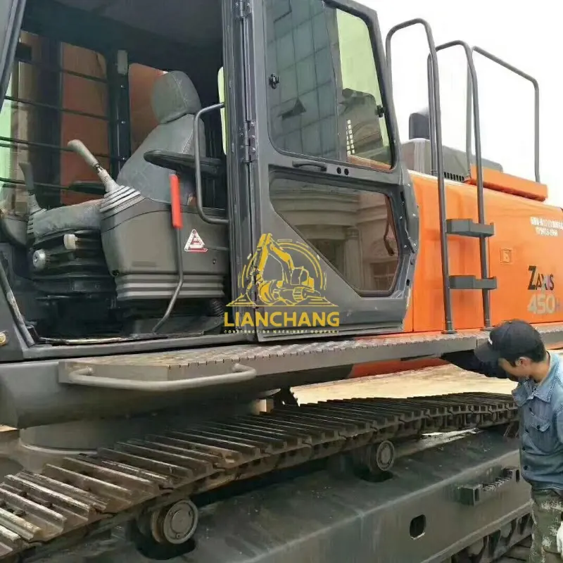 Tracked used Hitachi 450excavator hot sale low price 6