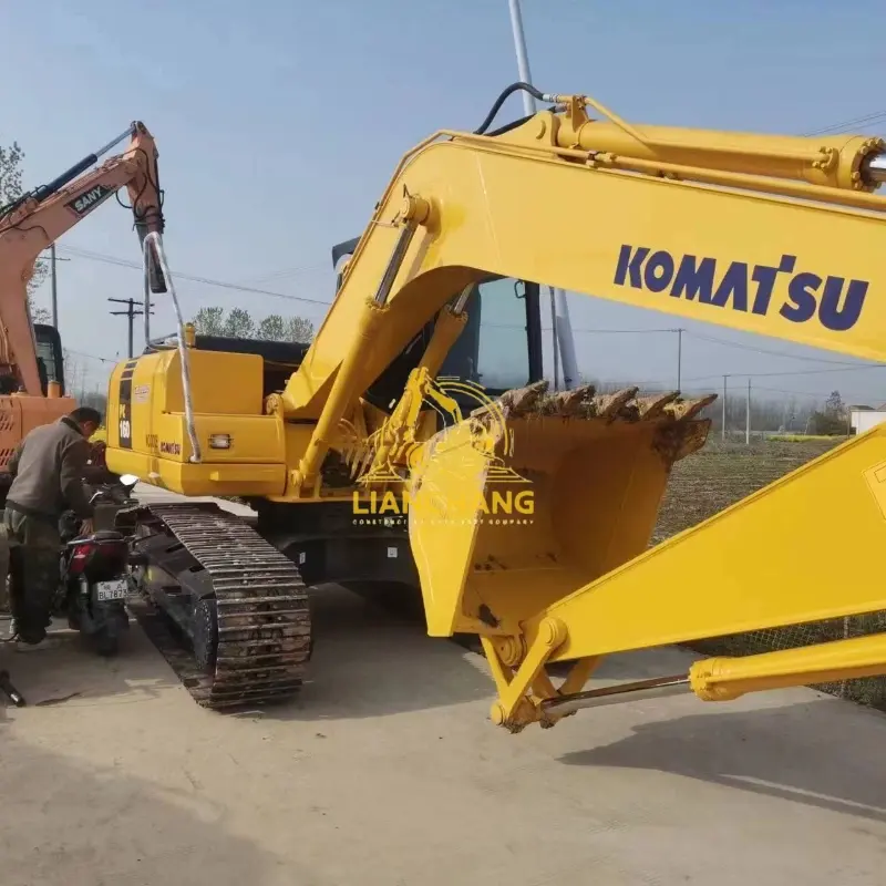 USED KOMATSU 160 7 earth moving excavator Komatsu Pc 160 7 Digger 4