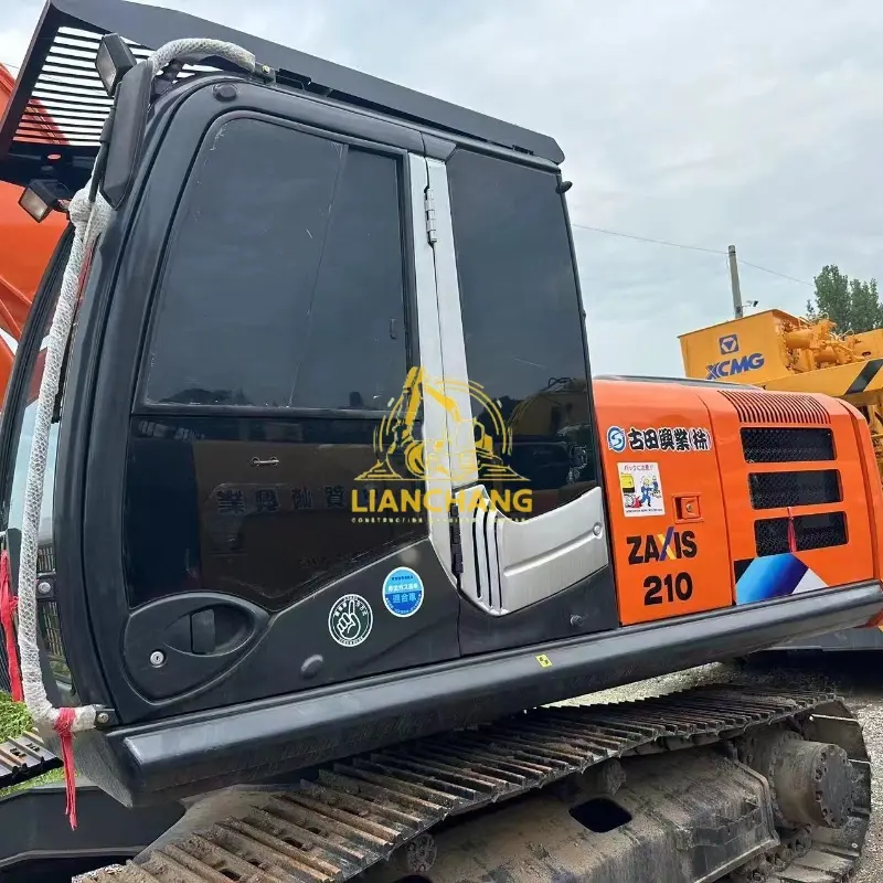 Used HITACHI ZX210 3excavator 4