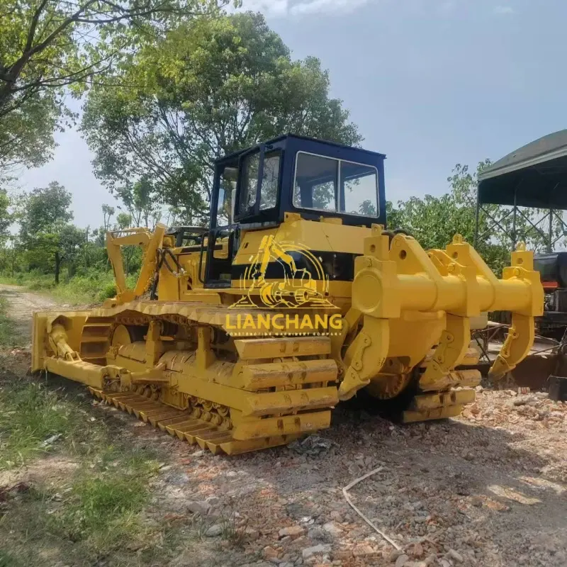 Used Komatsu D60P 11 Crawler Mini Crawler Dozer Bulldozer for Sale with Good Condition in Low Price 2