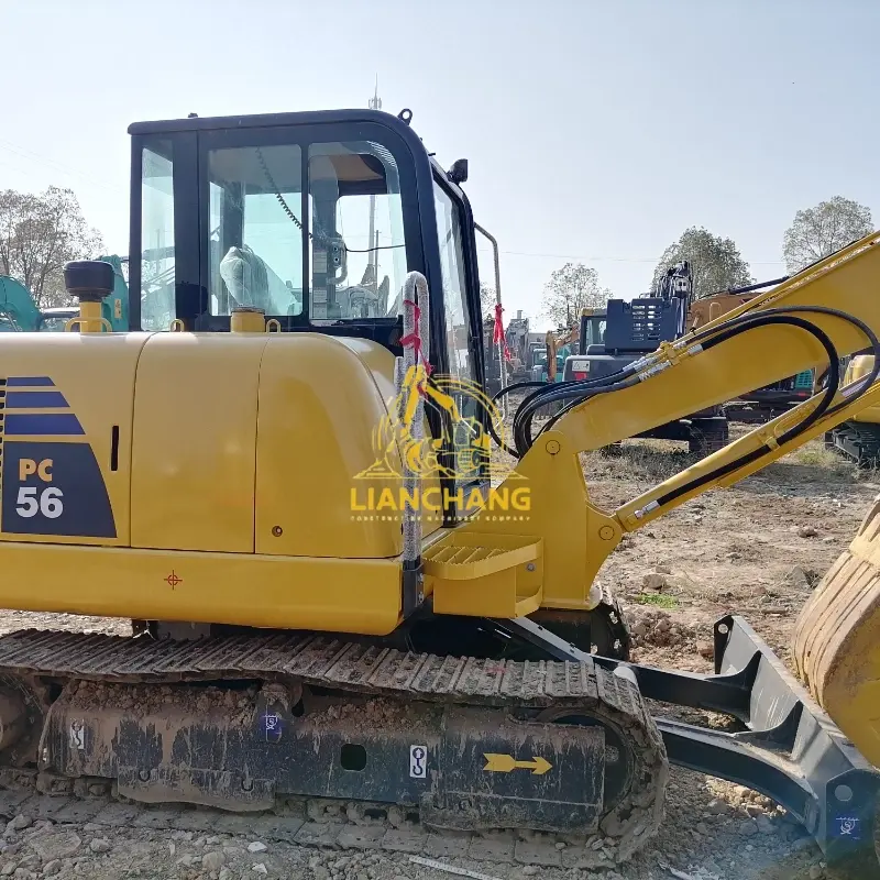 Used Komatsu PC56 Excavator 4