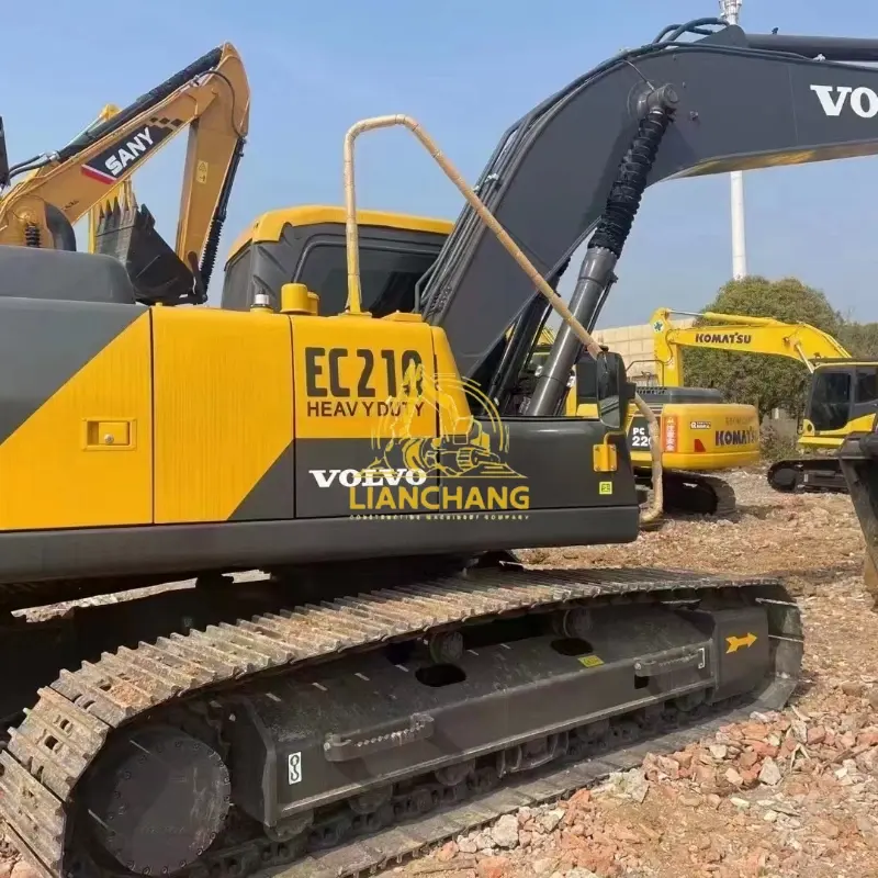 Used Original Korea Hydraulic Excavator Volvo Ec210 Excavator For Sale 2 1