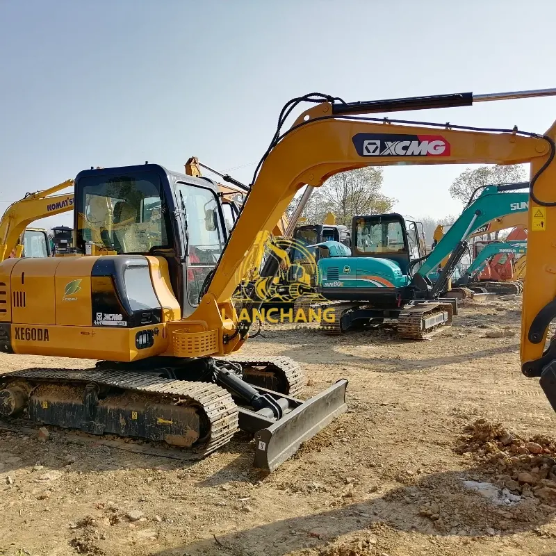 official XCMG 60DA 6 ton mini hydraulic crawler excavator 2