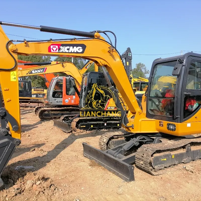 official XCMG 60DA 6 ton mini hydraulic crawler excavator 4