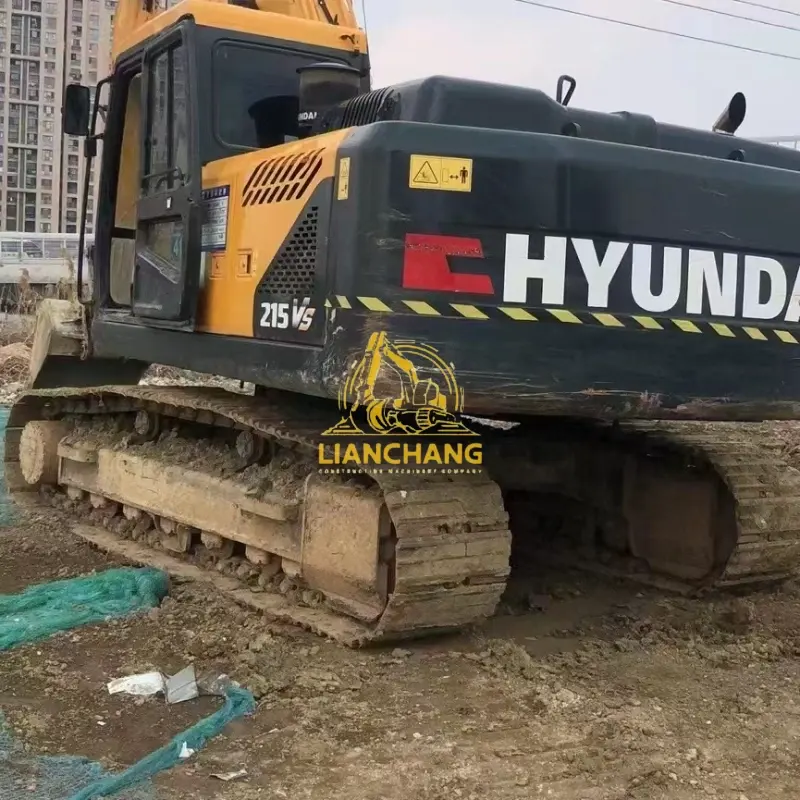 second hand HYUNDAI 215VS excavator 6 2