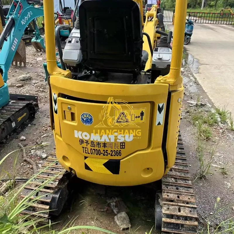 second hand japan Komatsu PC18 mini small excavators 10