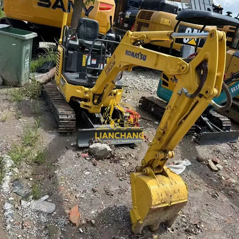 second hand japan Komatsu PC18 mini small excavators 13