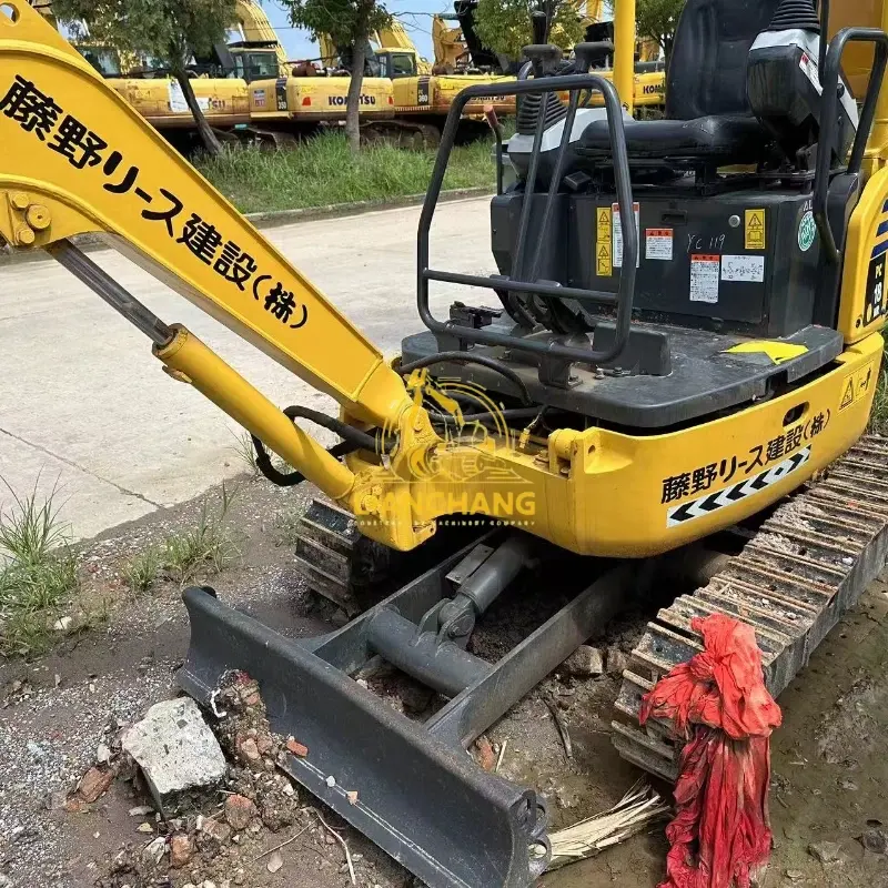 second hand japan Komatsu PC18 mini small excavators 8