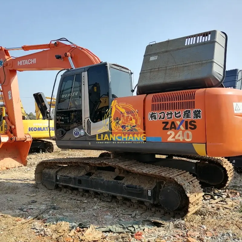 used HITACHI ZX240 3excavator 5 1